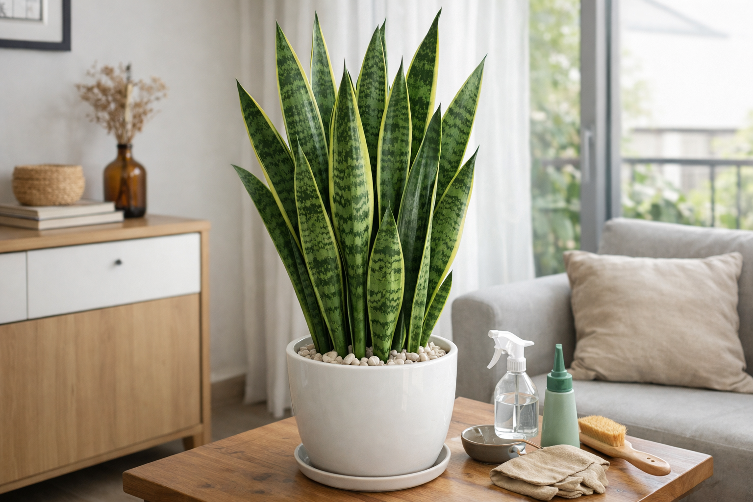 Sansevieria bitkisi